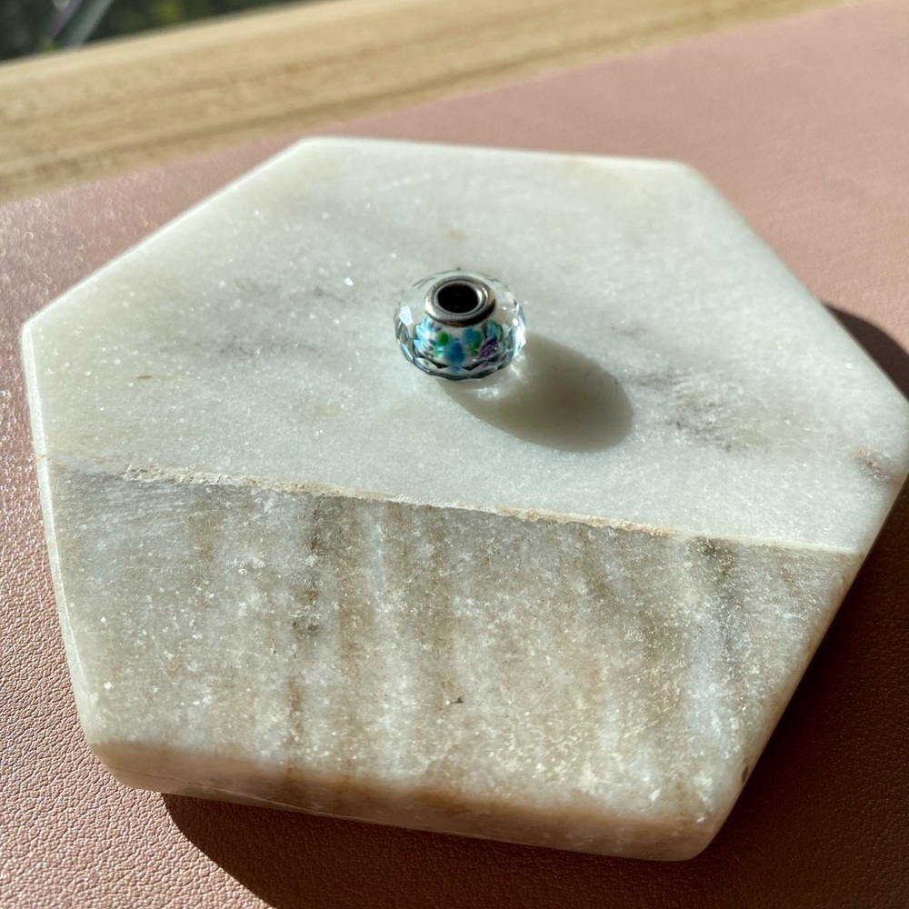 Glass Pandora Charm
